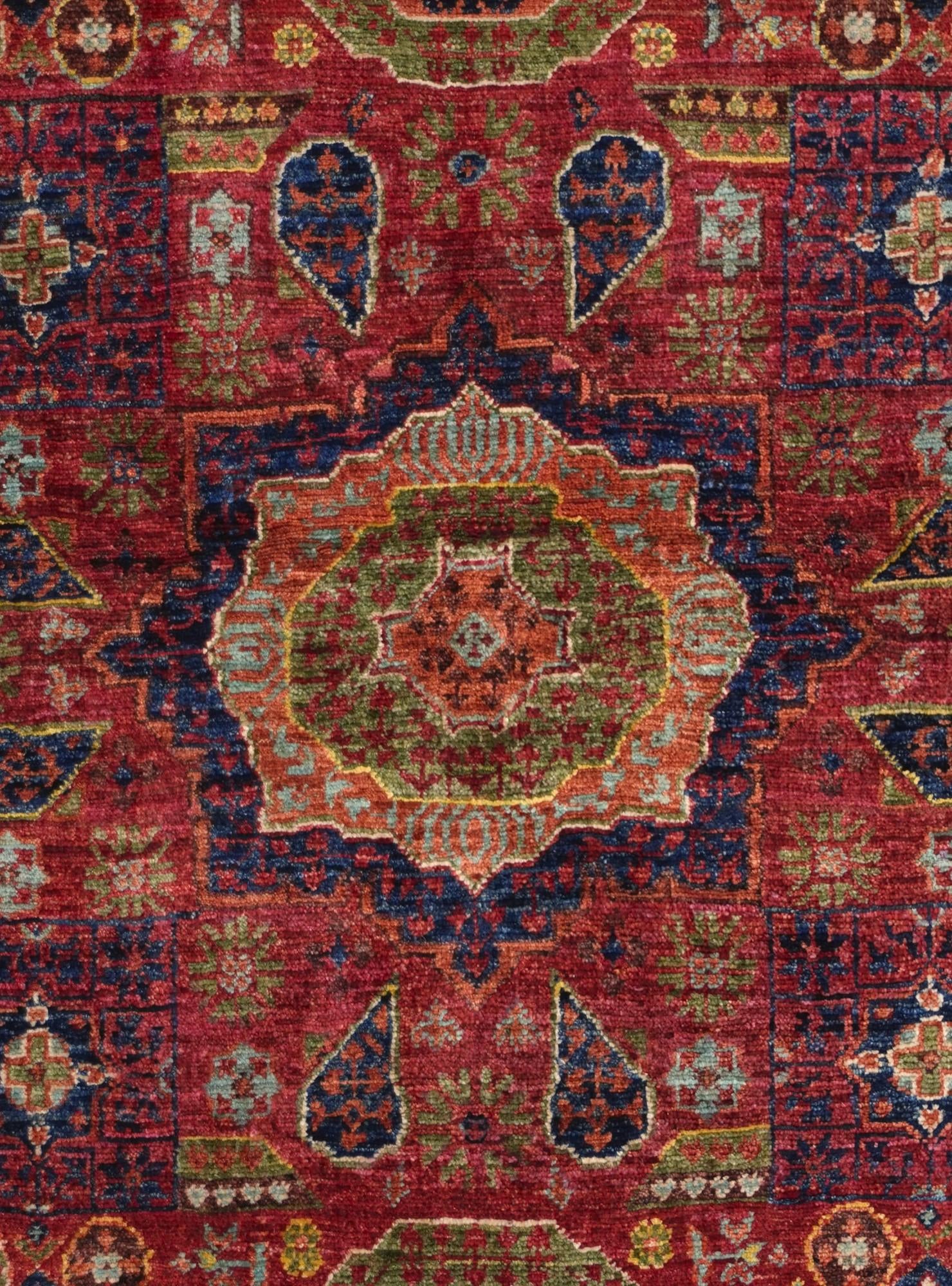 3' 7 x 5' 2 Hand Knotted Mamluk Ziegler Rug