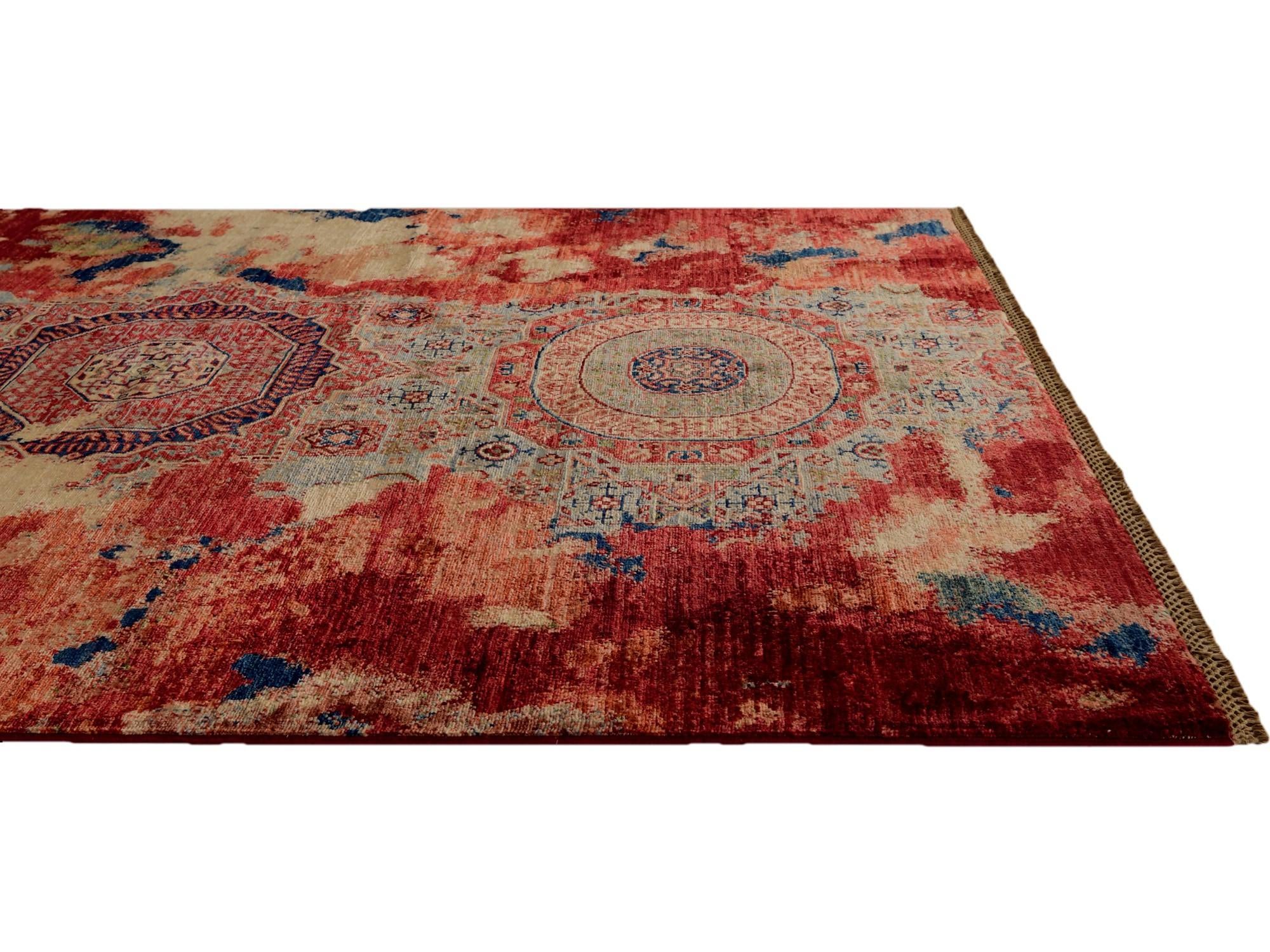 5' x 6' 10 Hand Knotted Mamluk Ziegler Rug