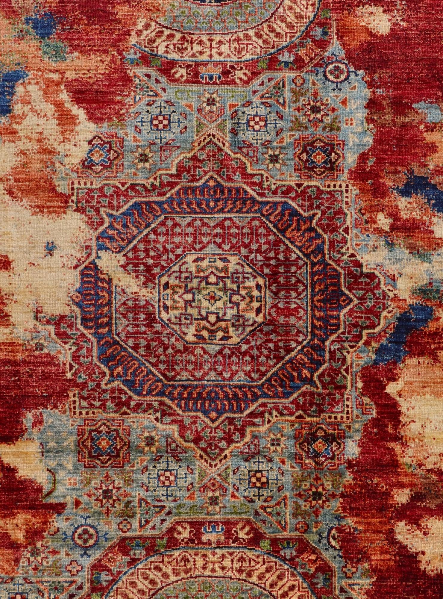 5' x 6' 10 Hand Knotted Mamluk Ziegler Rug
