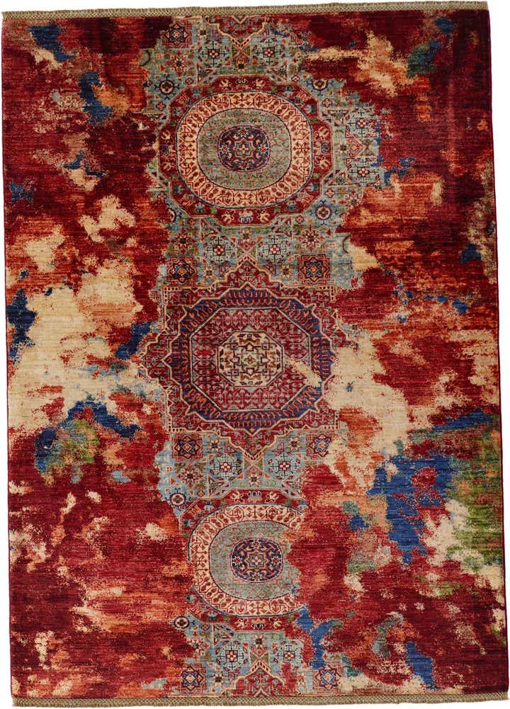 5' x 6' 10 Hand Knotted Mamluk Ziegler Rug