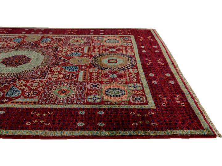 4' 11 x 6' 5 Hand Knotted Mamluk Ziegler Rug