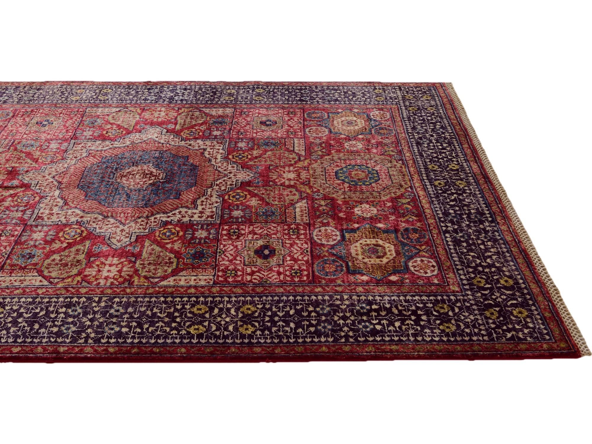 5' x 6' 9 Hand Knotted Mamluk Ziegler Rug