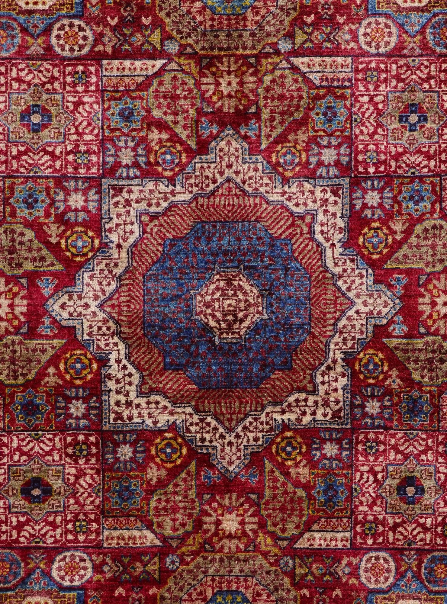 5' x 6' 9 Hand Knotted Mamluk Ziegler Rug