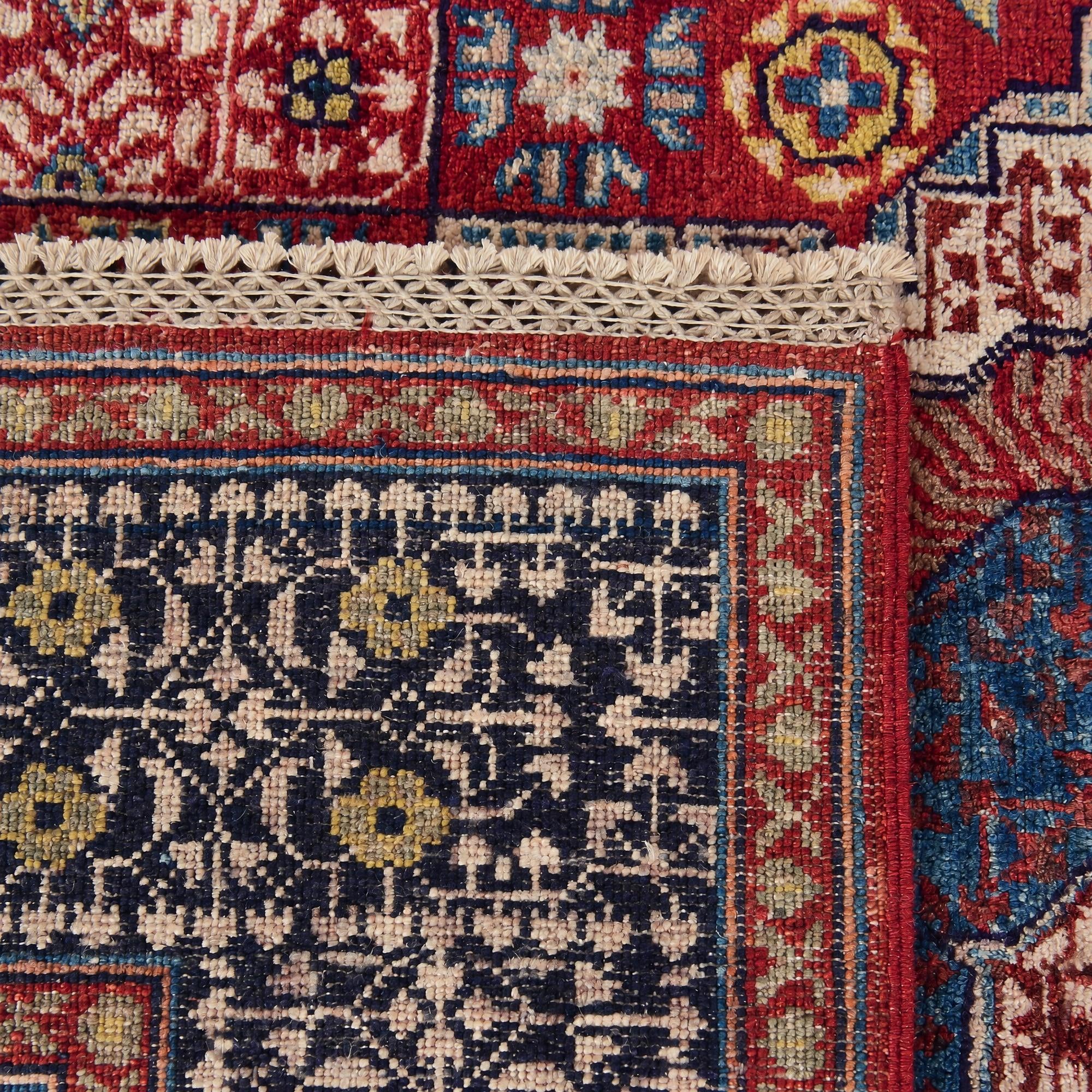 155cm x 205cm Hand Knotted Mamluk Ziegler Rug