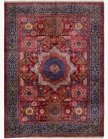 5' x 6' 9 Hand Knotted Mamluk Ziegler Rug