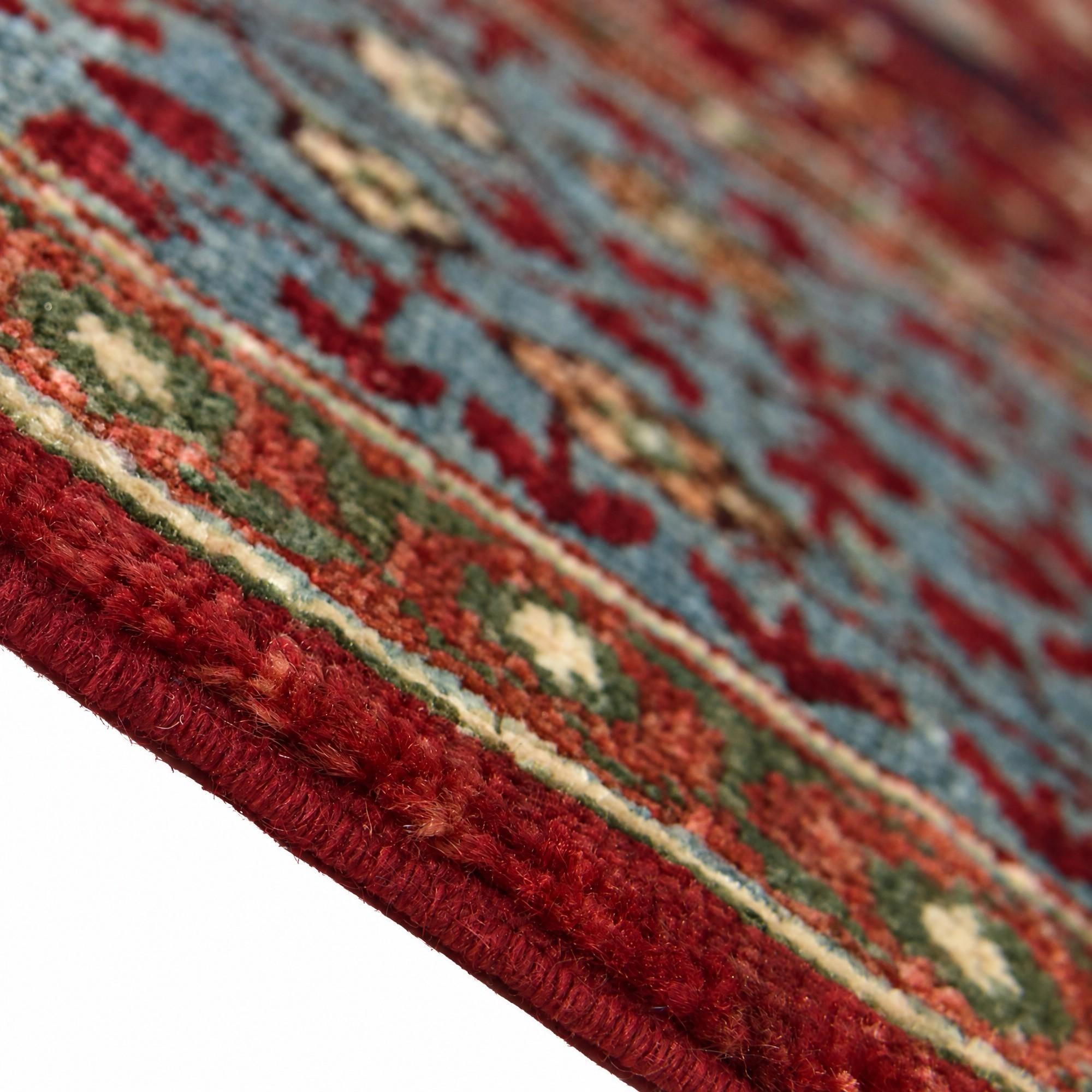 200cm x 295cm Hand Knotted Mamluk Ziegler Rug