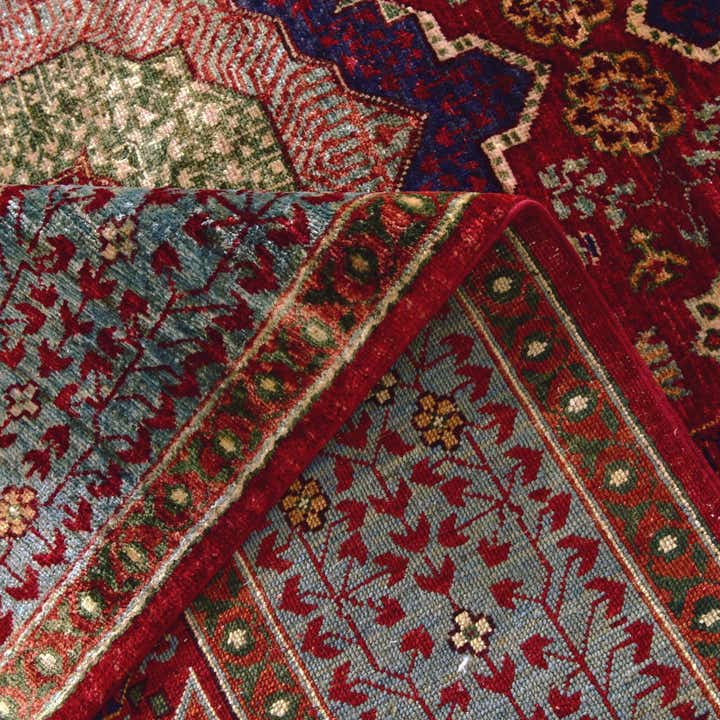 6' 8 x 9' 9 Hand Knotted Mamluk Ziegler Rug
