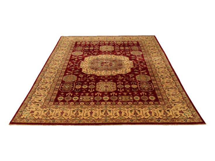 Detail image of 5' 7 x 7' 11 Hand Knotted Mamluk Ziegler Rug
