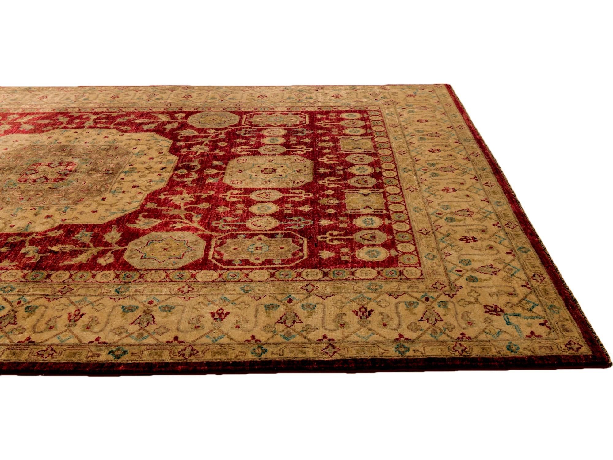 5' 7 x 7' 11 Hand Knotted Mamluk Ziegler Rug
