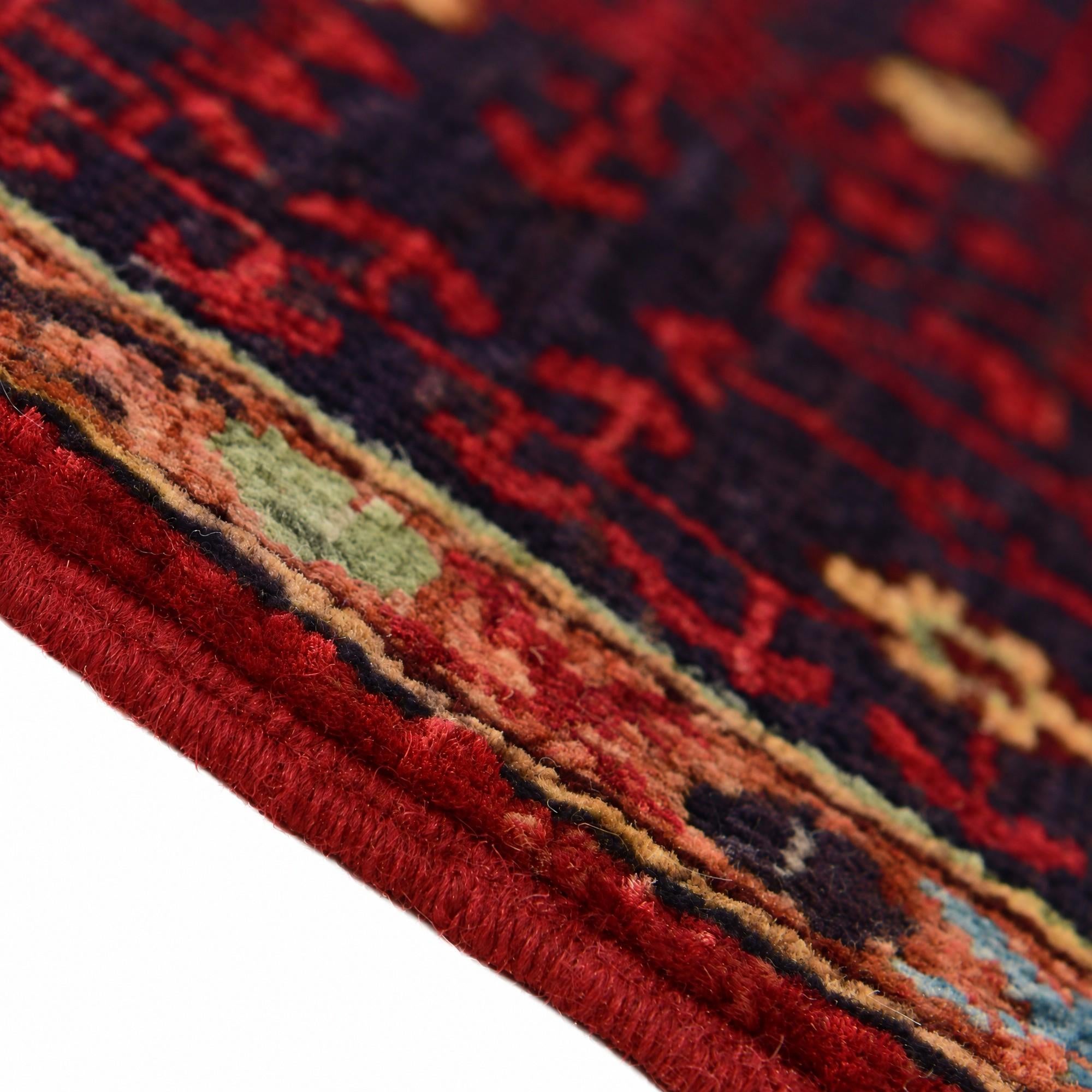 155cm x 200cm Hand Knotted Mamluk Ziegler Rug