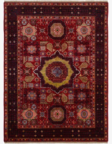 5' x 6' 7 Hand Knotted Mamluk Ziegler Rug
