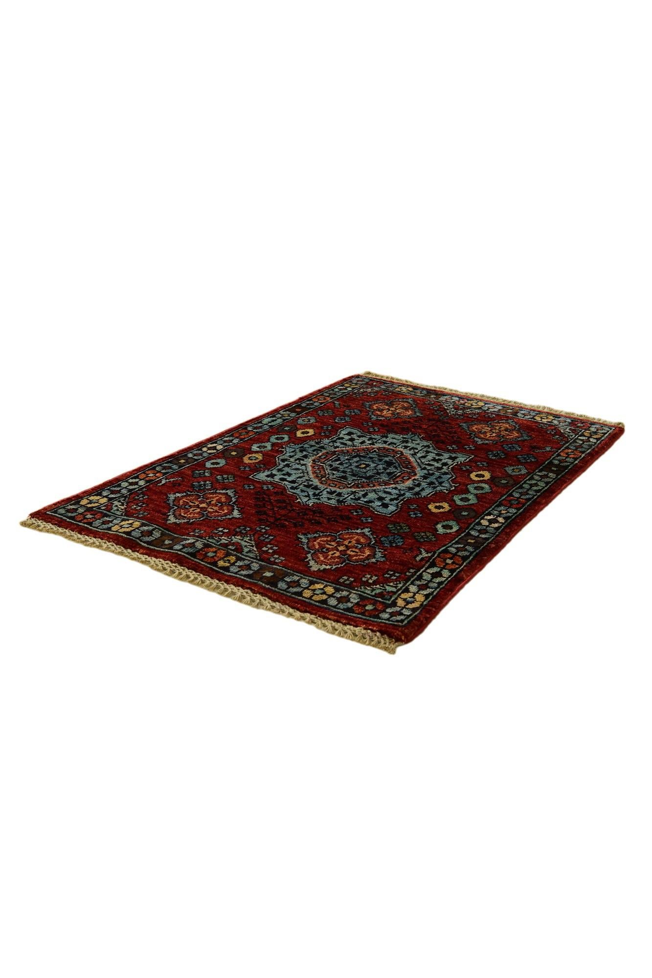 1' 11 x 2' 11 Hand Knotted Mamluk Ziegler Rug