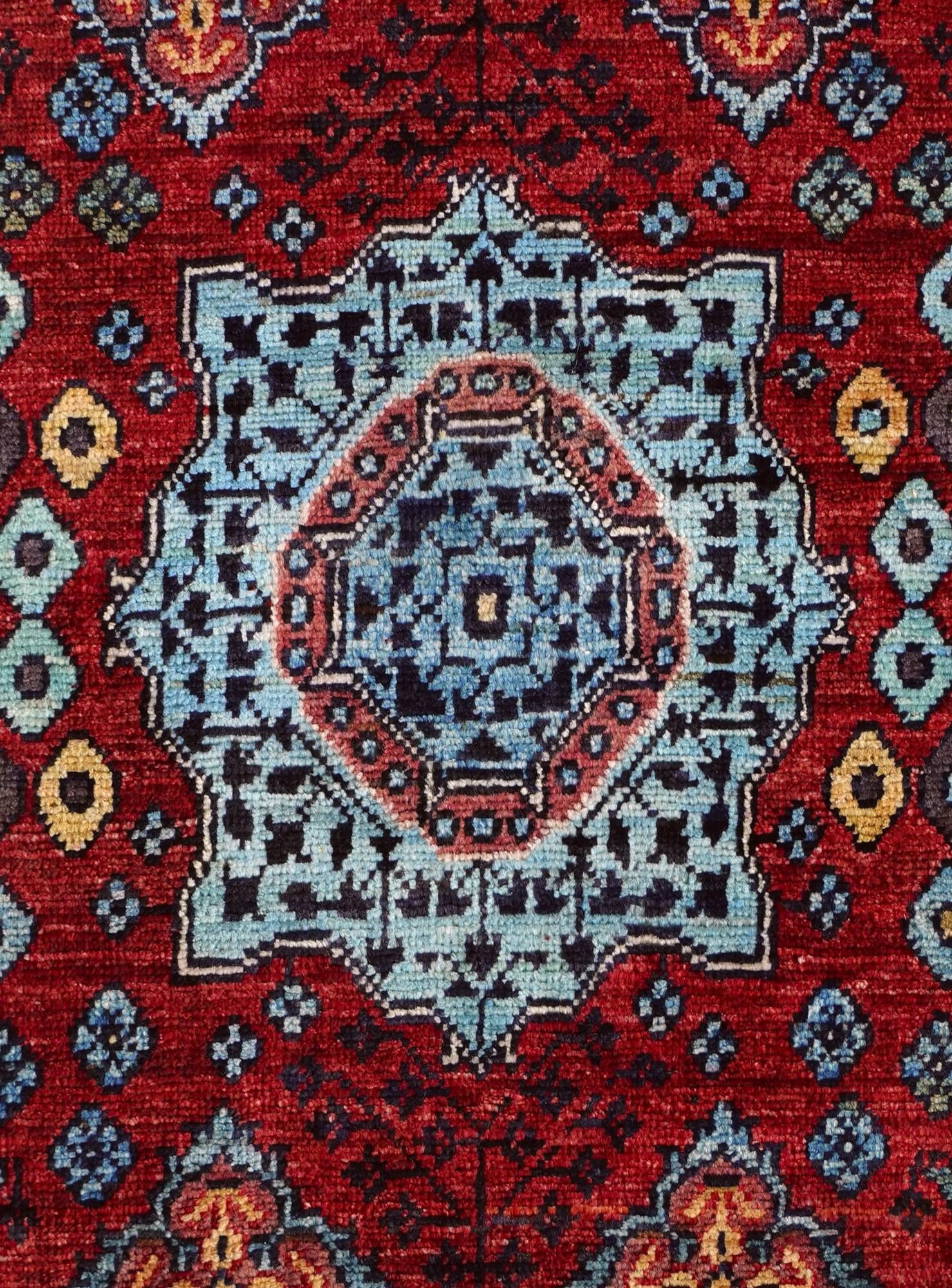 1' 11 x 2' 11 Hand Knotted Mamluk Ziegler Rug