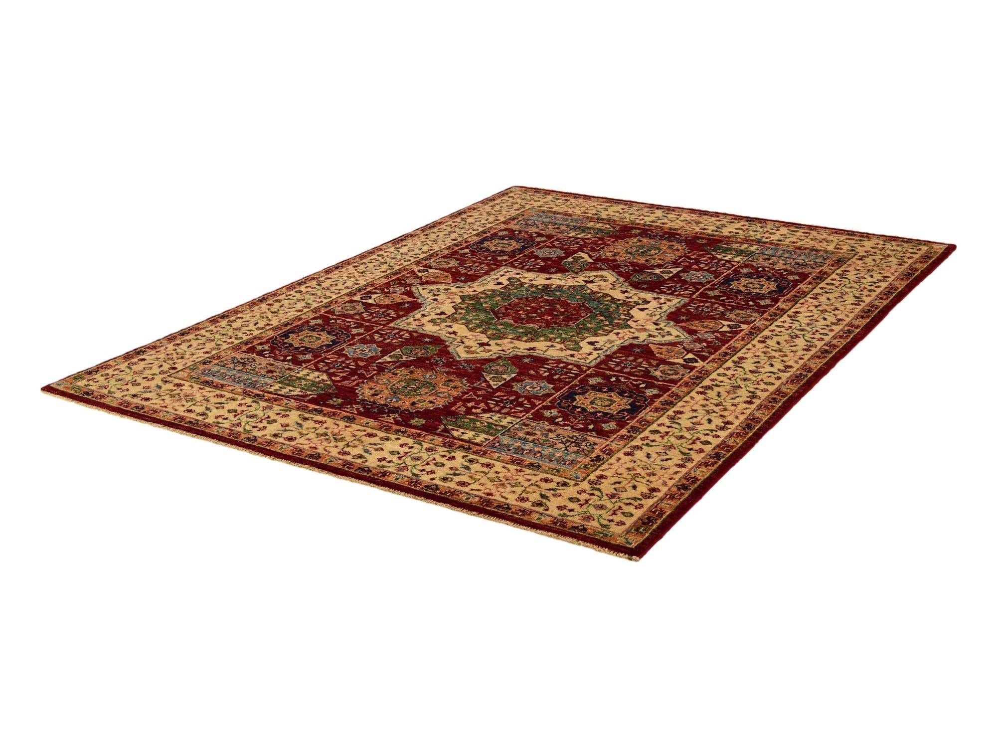 4' 11 x 6' 8 Hand Knotted Mamluk Ziegler Rug