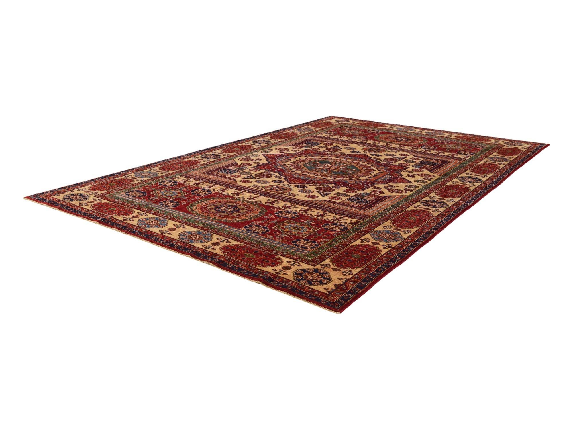 6' 6 x 9' 9 Hand Knotted Mamluk Ziegler Rug