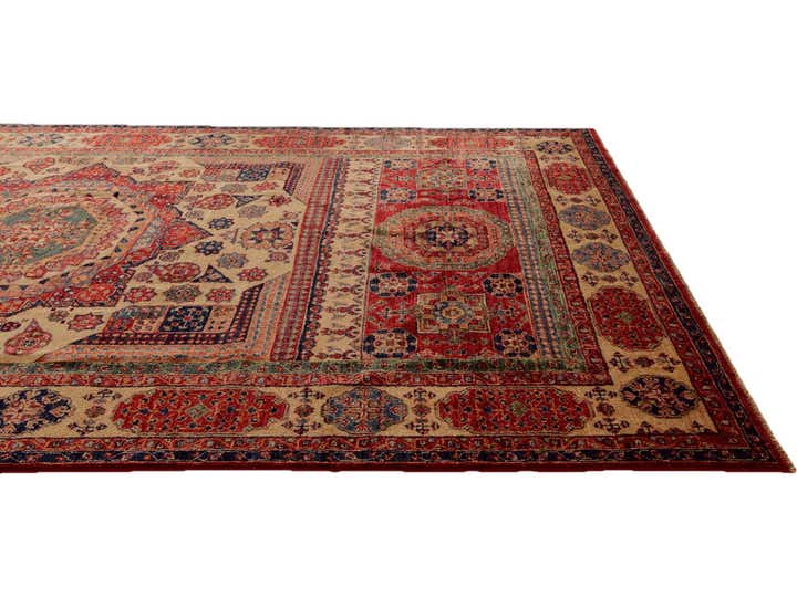 6' 6 x 9' 9 Hand Knotted Mamluk Ziegler Rug
