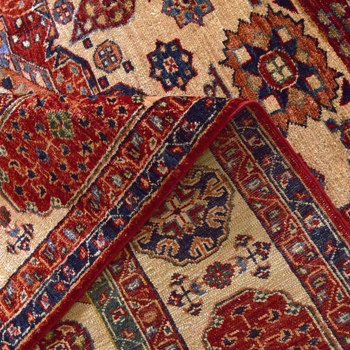 6' 6 x 9' 9 Hand Knotted Mamluk Ziegler Rug