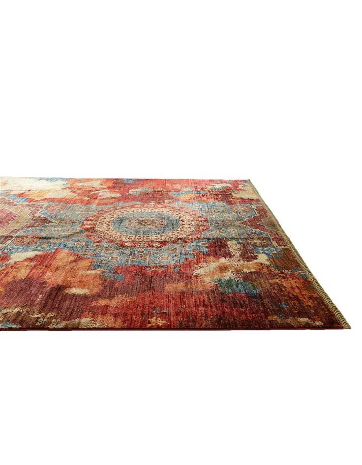 Detail image of 6' 10 x 10' Hand Knotted Mamluk Ziegler Rug