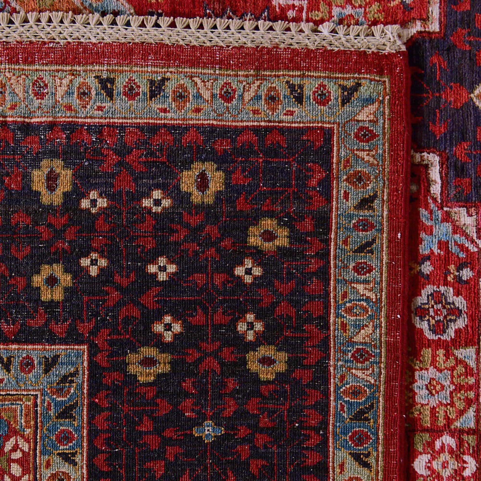 180cm x 275cm Hand Knotted Mamluk Ziegler Rug