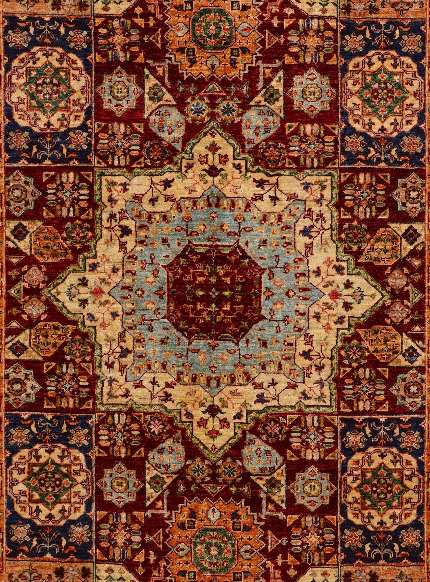 5' 10 x 8' Hand Knotted Mamluk Ziegler Rug