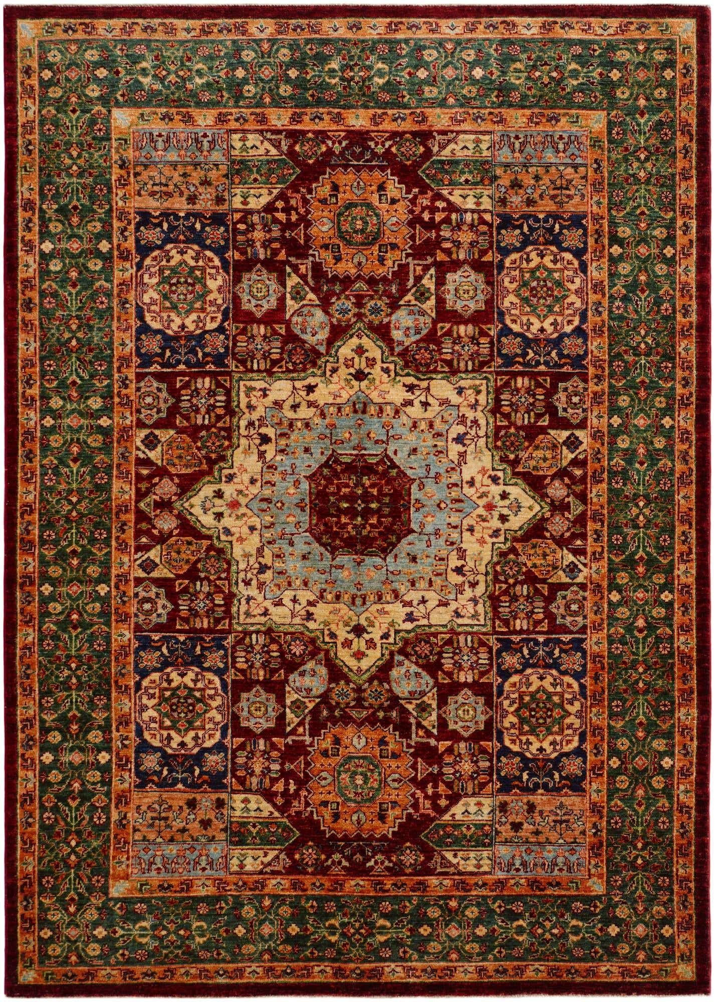 5' 10 x 8' Hand Knotted Mamluk Ziegler Rug