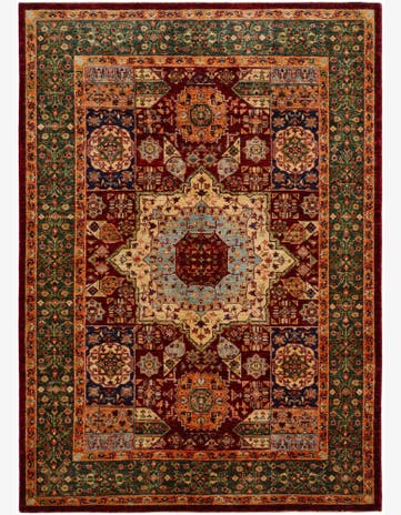5' 10 x 8' Hand Knotted Mamluk Ziegler Rug
