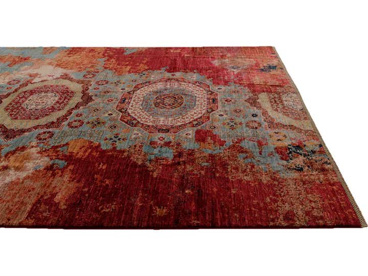 8' 5 x 10' 6 Hand Knotted Mamluk Ziegler Rug