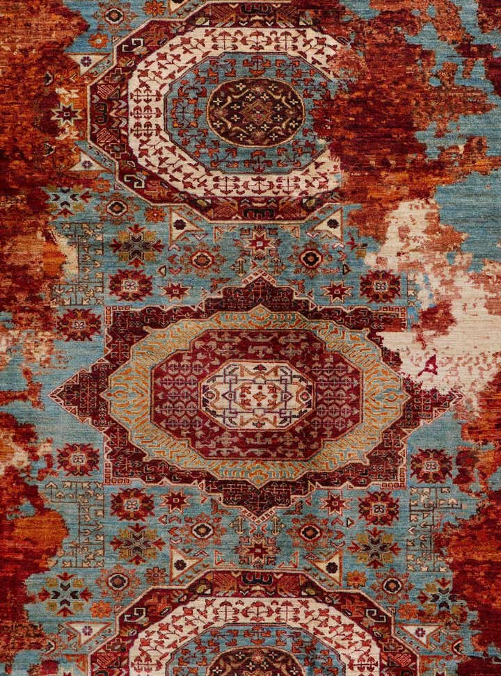 8' 5 x 10' 6 Hand Knotted Mamluk Ziegler Rug