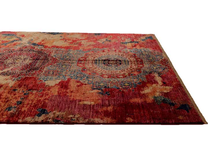5' 8 x 8' Hand Knotted Mamluk Ziegler Rug