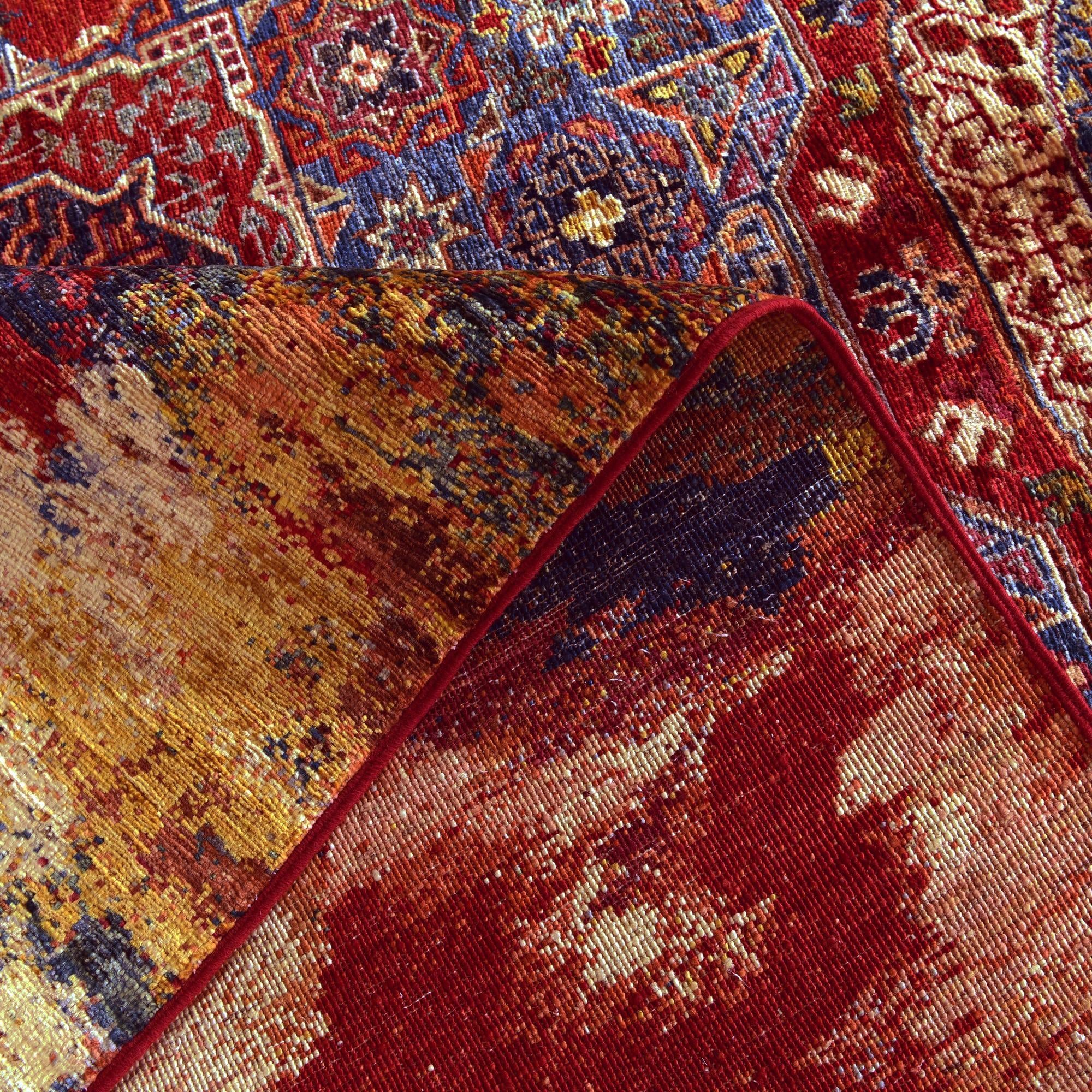 5' 8 x 8' Hand Knotted Mamluk Ziegler Rug