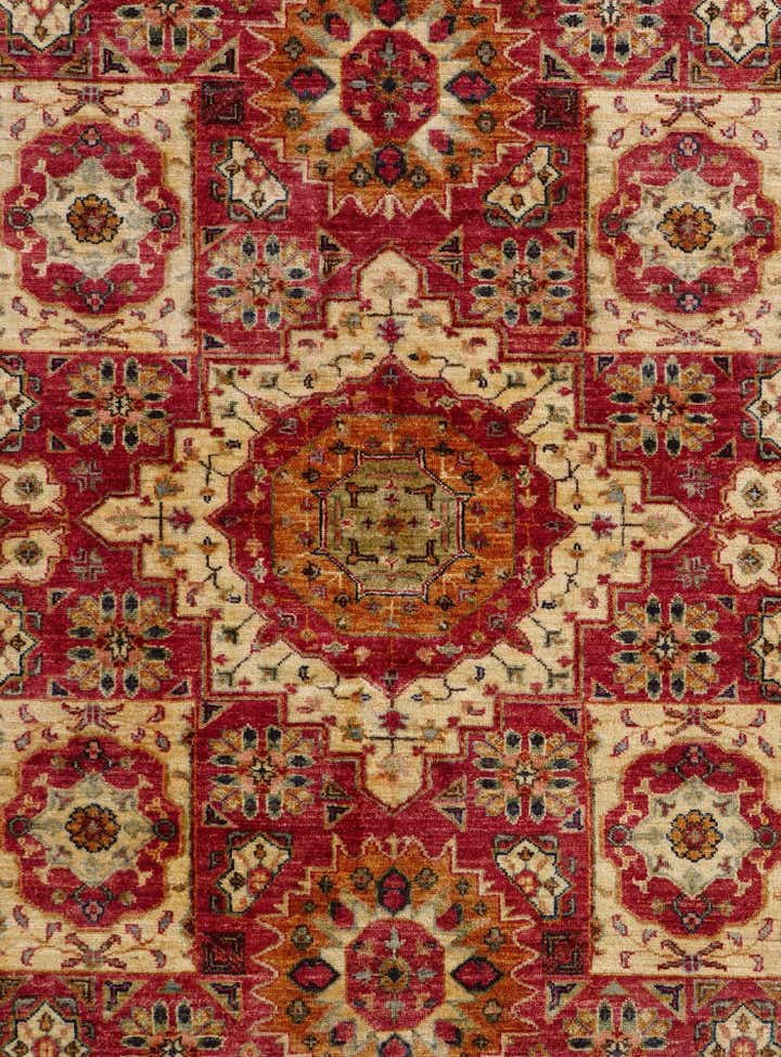 5' x 6' 7 Hand Knotted Mamluk Ziegler Rug