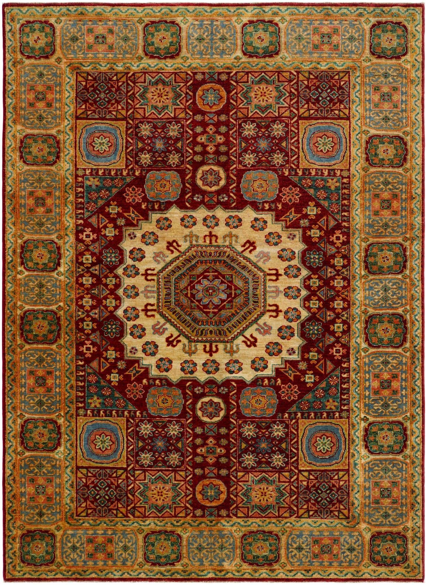 5' 7 x 7' 8 Hand Knotted Mamluk Ziegler Rug