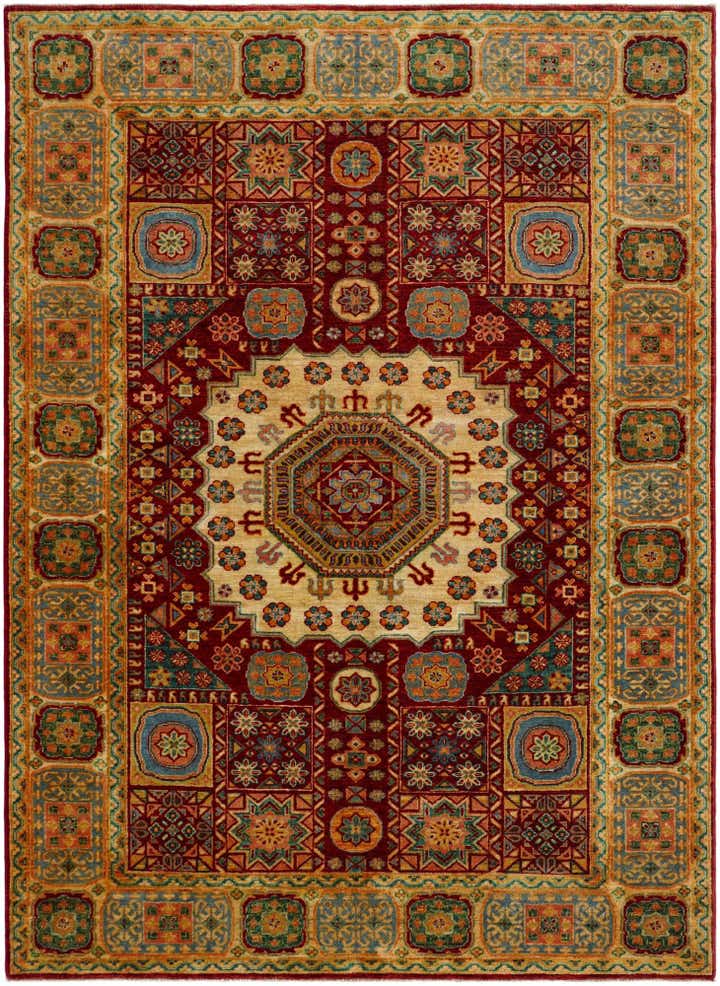 5' 7 x 7' 8 Hand Knotted Mamluk Ziegler Rug