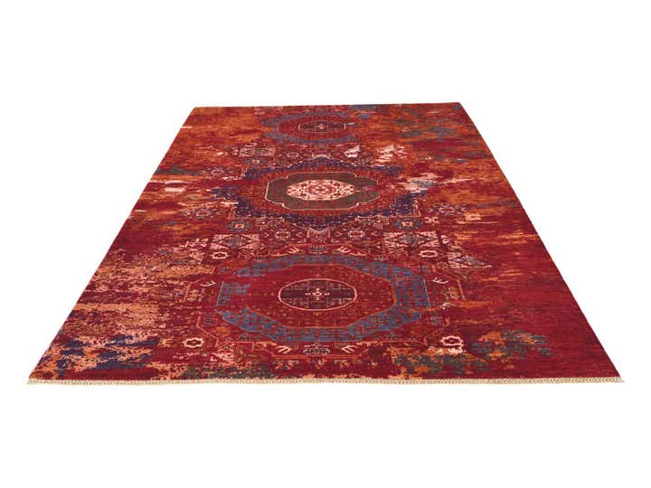 6' 10 x 9' 11 Hand Knotted Mamluk Ziegler Rug