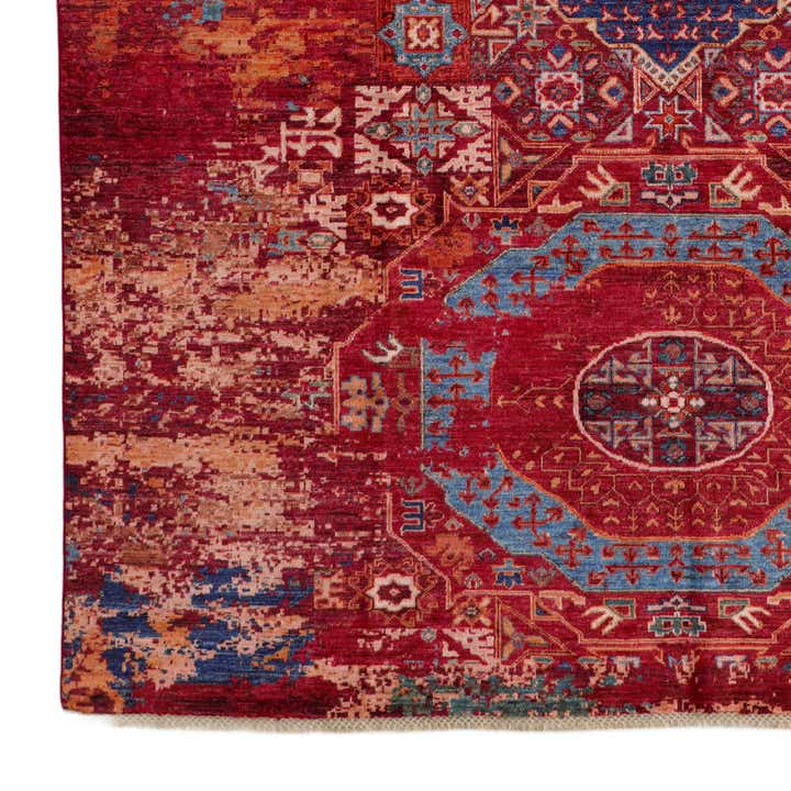 6' 10 x 9' 11 Hand Knotted Mamluk Ziegler Rug