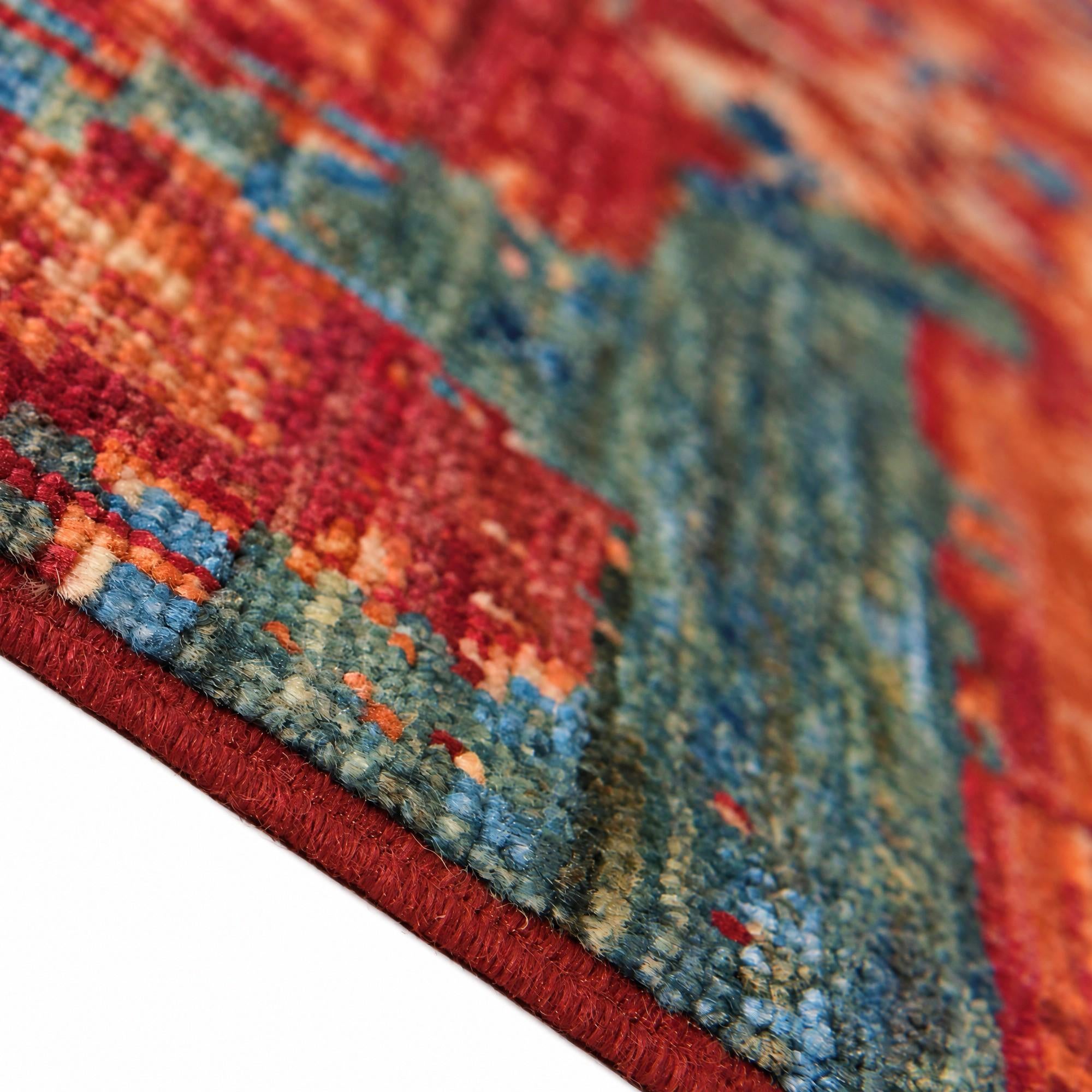 210cm x 305cm Hand Knotted Mamluk Ziegler Rug