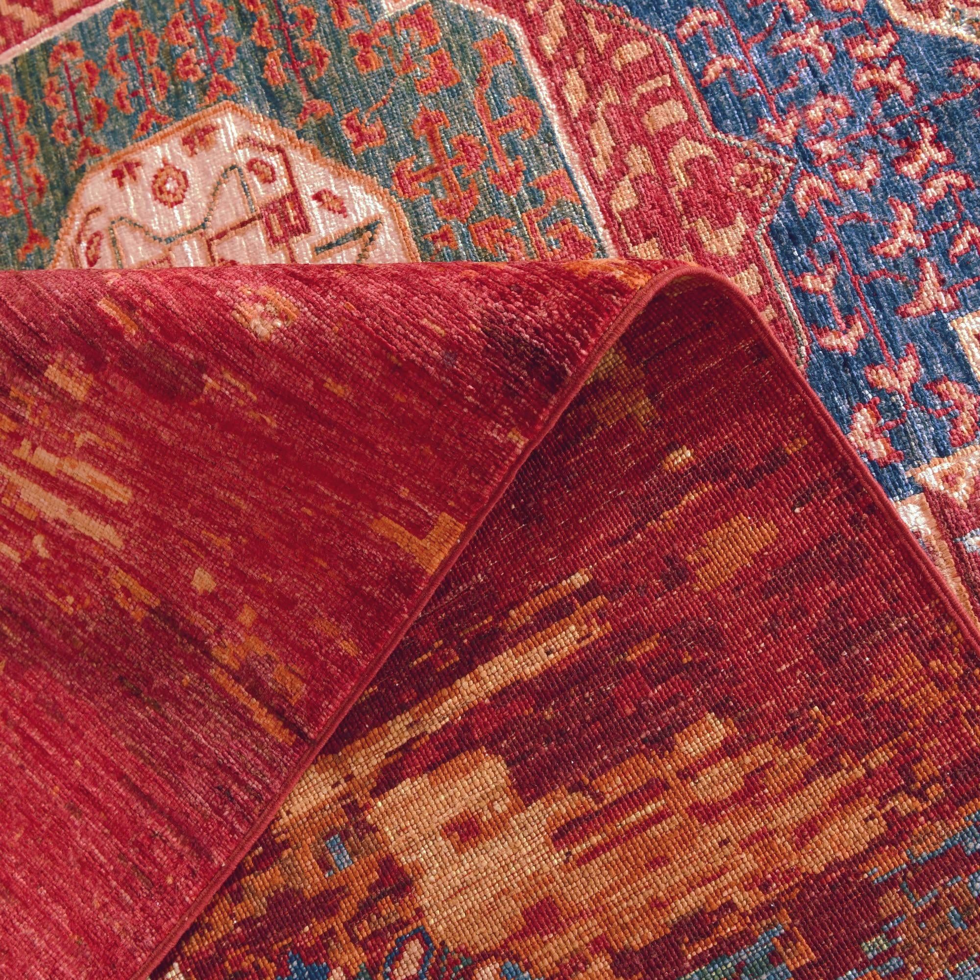 6' 10 x 9' 11 Hand Knotted Mamluk Ziegler Rug