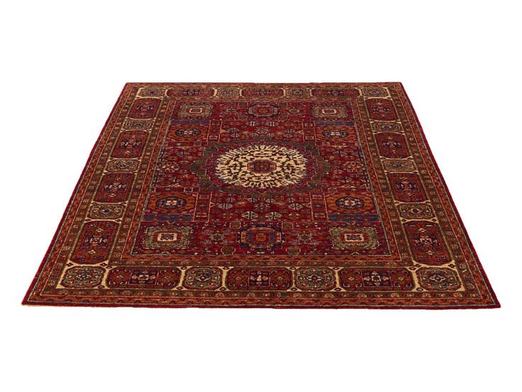 Detail image of 5' 8 x 7' 5 Hand Knotted Mamluk Ziegler Rug