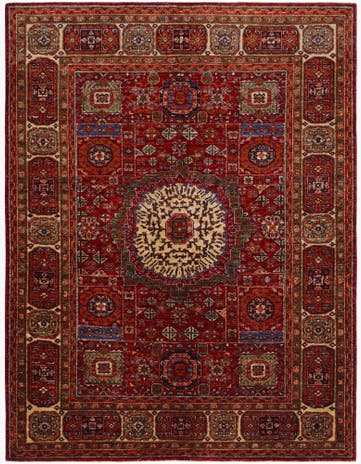 5' 8 x 7' 5 Hand Knotted Mamluk Ziegler Rug