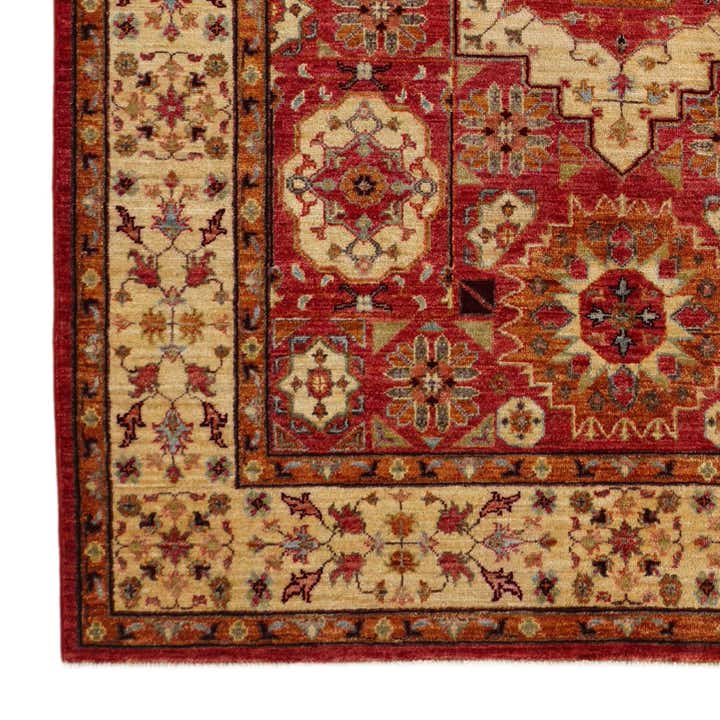 4' 11 x 6' 8 Hand Knotted Mamluk Ziegler Rug