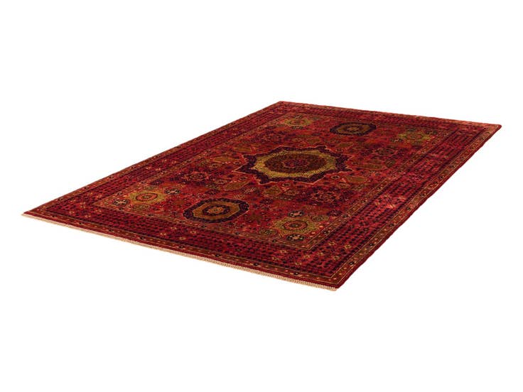 Detail image of 5' 8 x 8' 9 Hand Knotted Mamluk Ziegler Rug