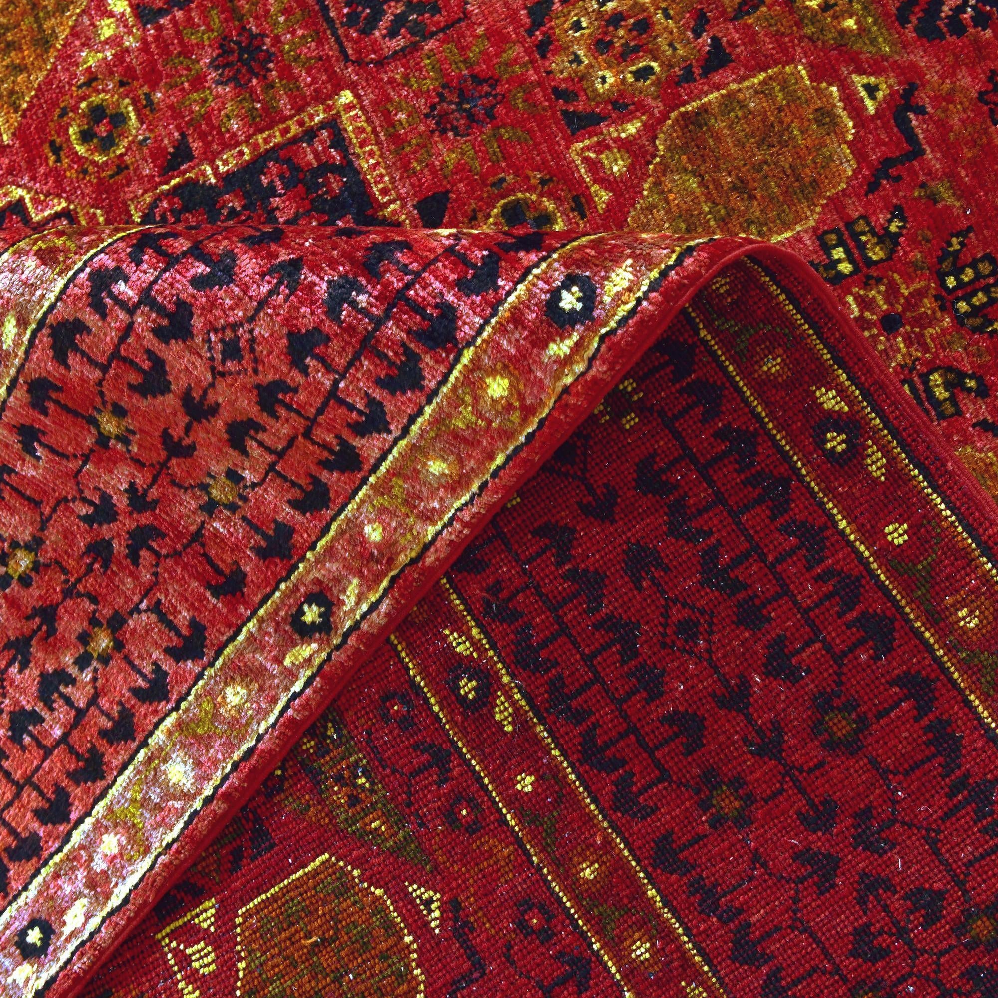 5' 8 x 8' 9 Hand Knotted Mamluk Ziegler Rug
