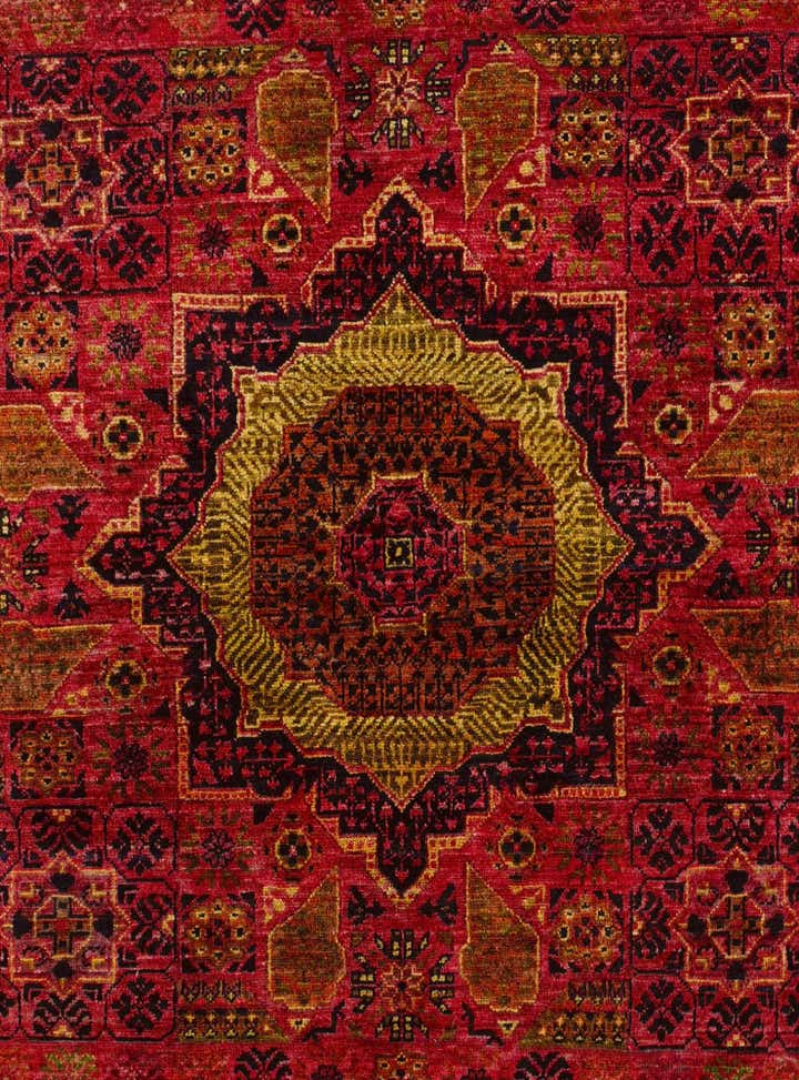 5' 8 x 8' 9 Hand Knotted Mamluk Ziegler Rug