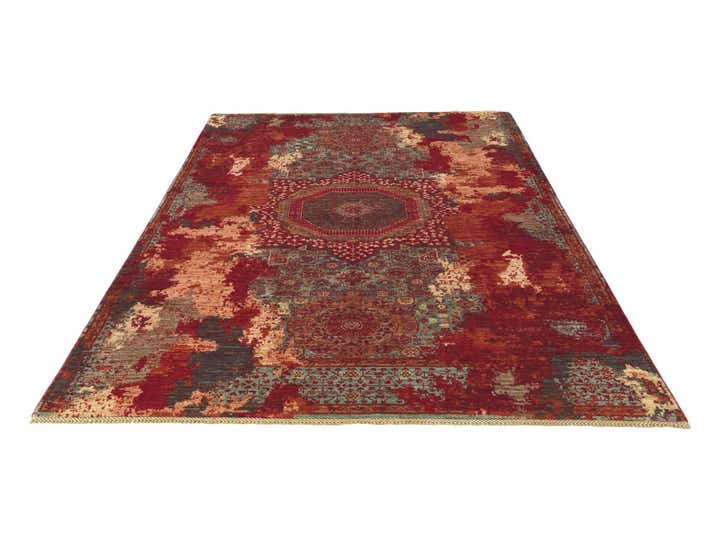 6' 8 x 9' 7 Hand Knotted Mamluk Ziegler Rug