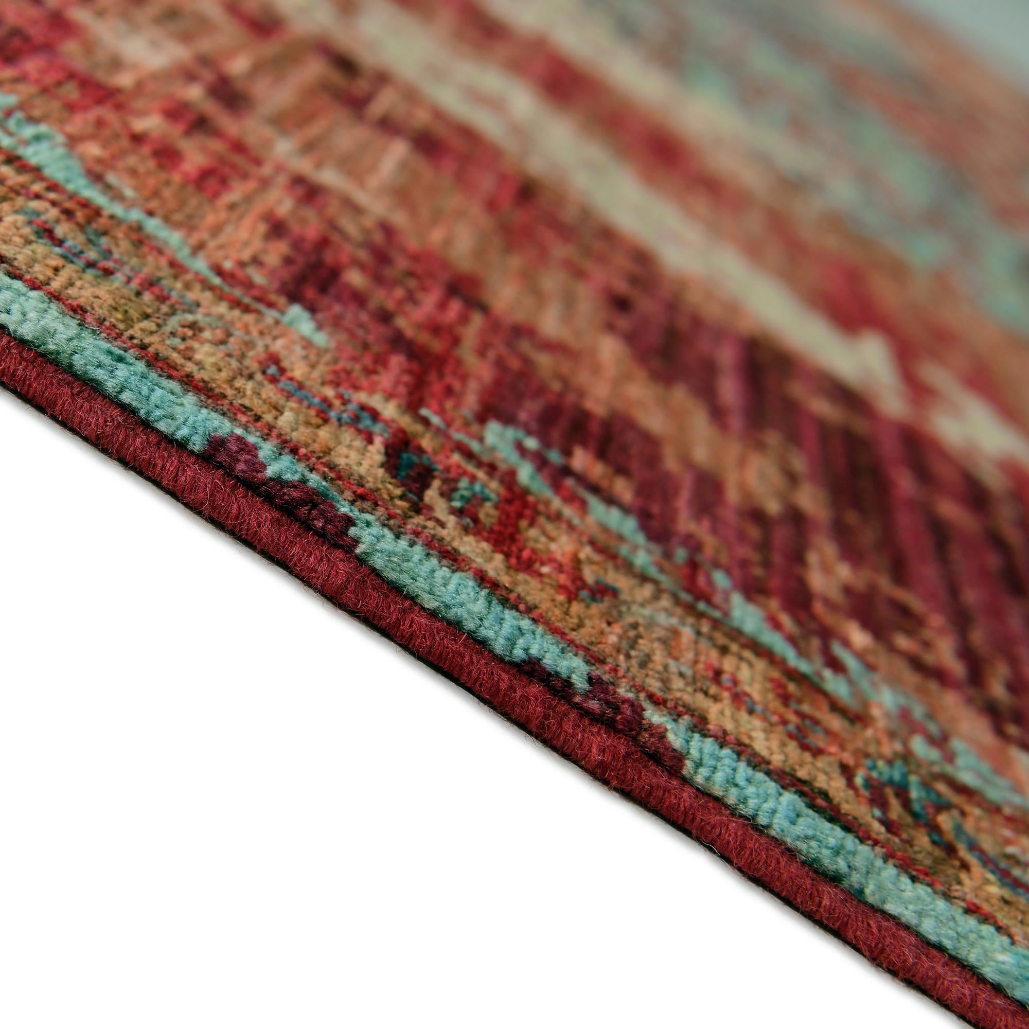 200cm x 295cm Hand Knotted Mamluk Ziegler Rug