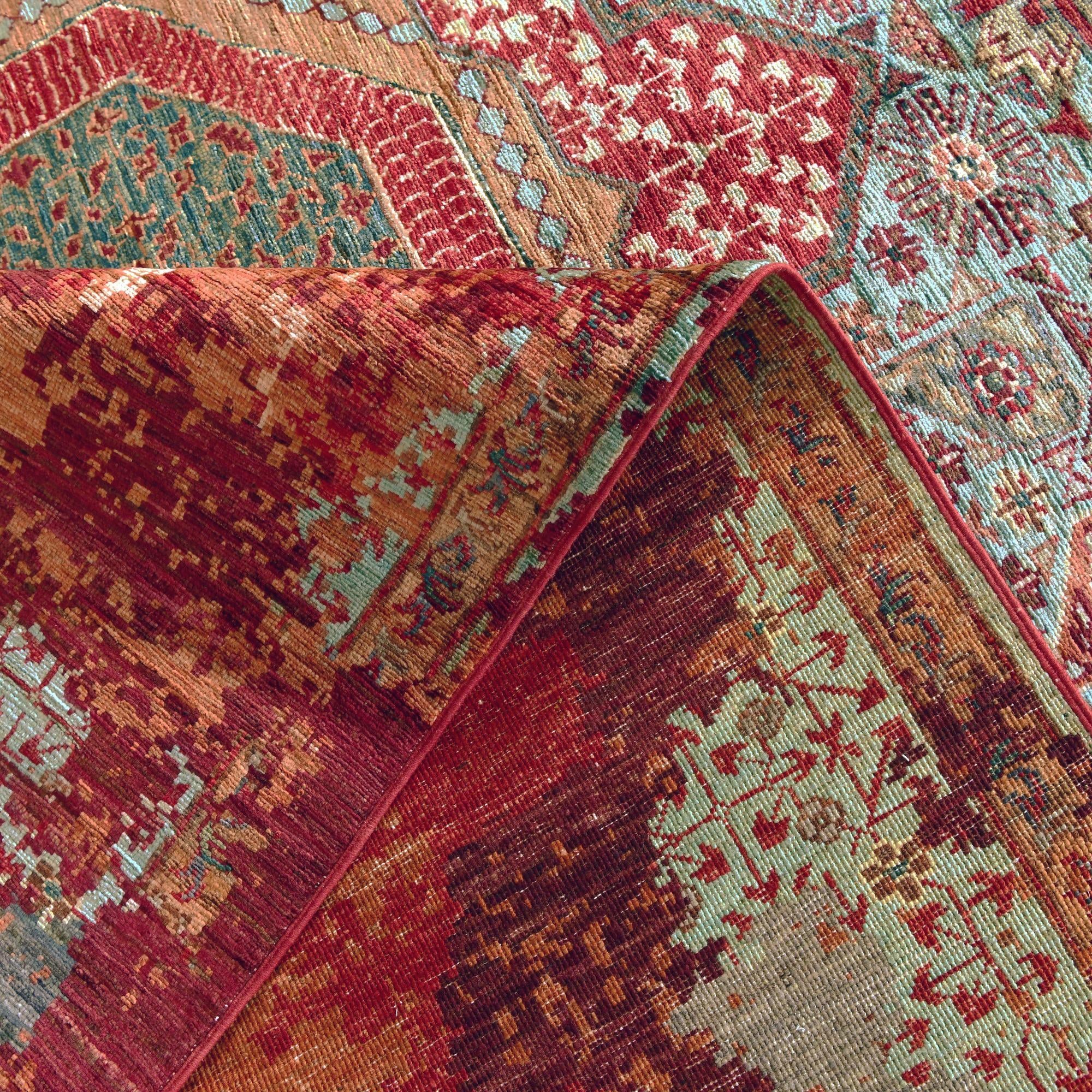 6' 8 x 9' 7 Hand Knotted Mamluk Ziegler Rug