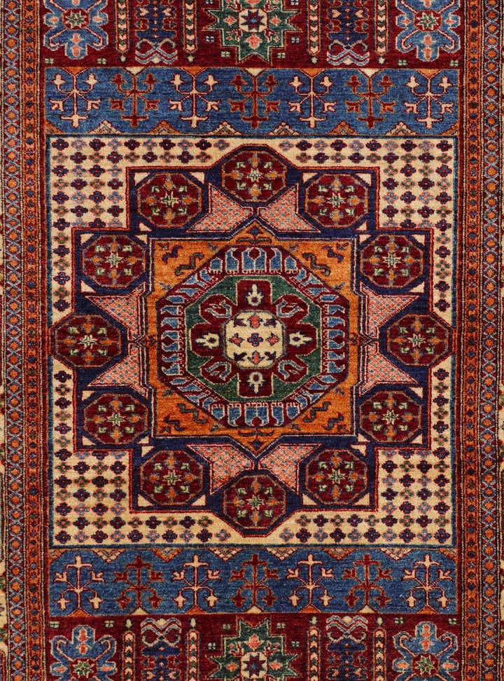 5' 1 x 6' 11 Hand Knotted Mamluk Ziegler Rug