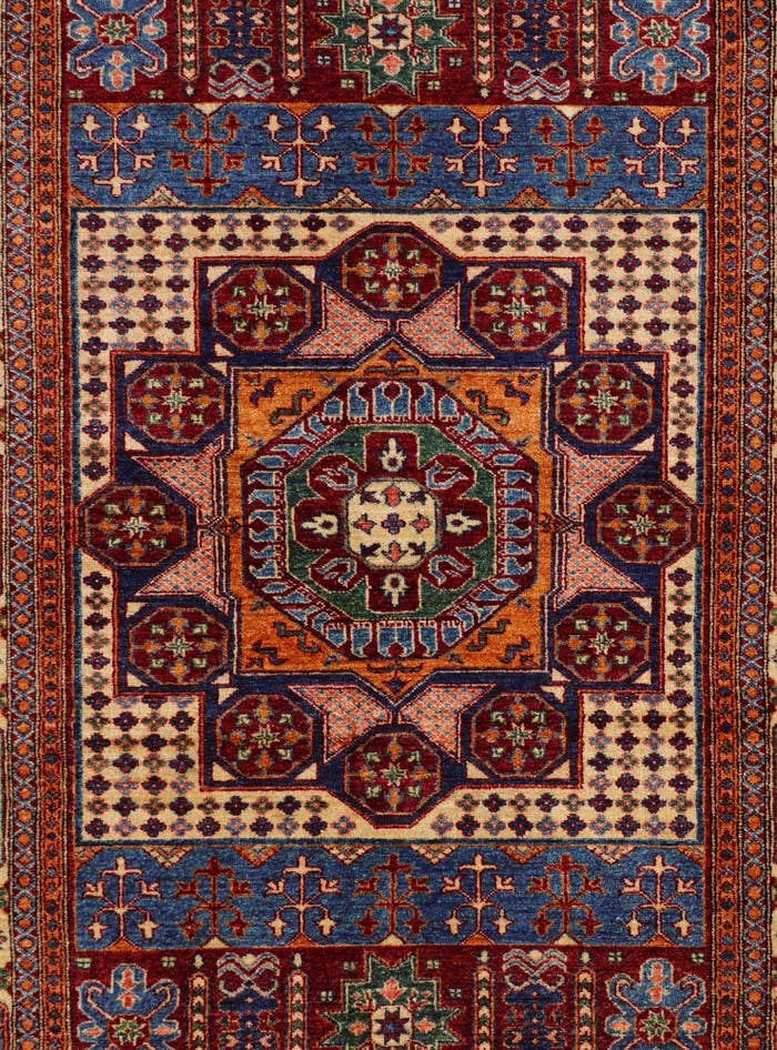 Detail image of 5' 1 x 6' 11 Hand Knotted Mamluk Ziegler Rug
