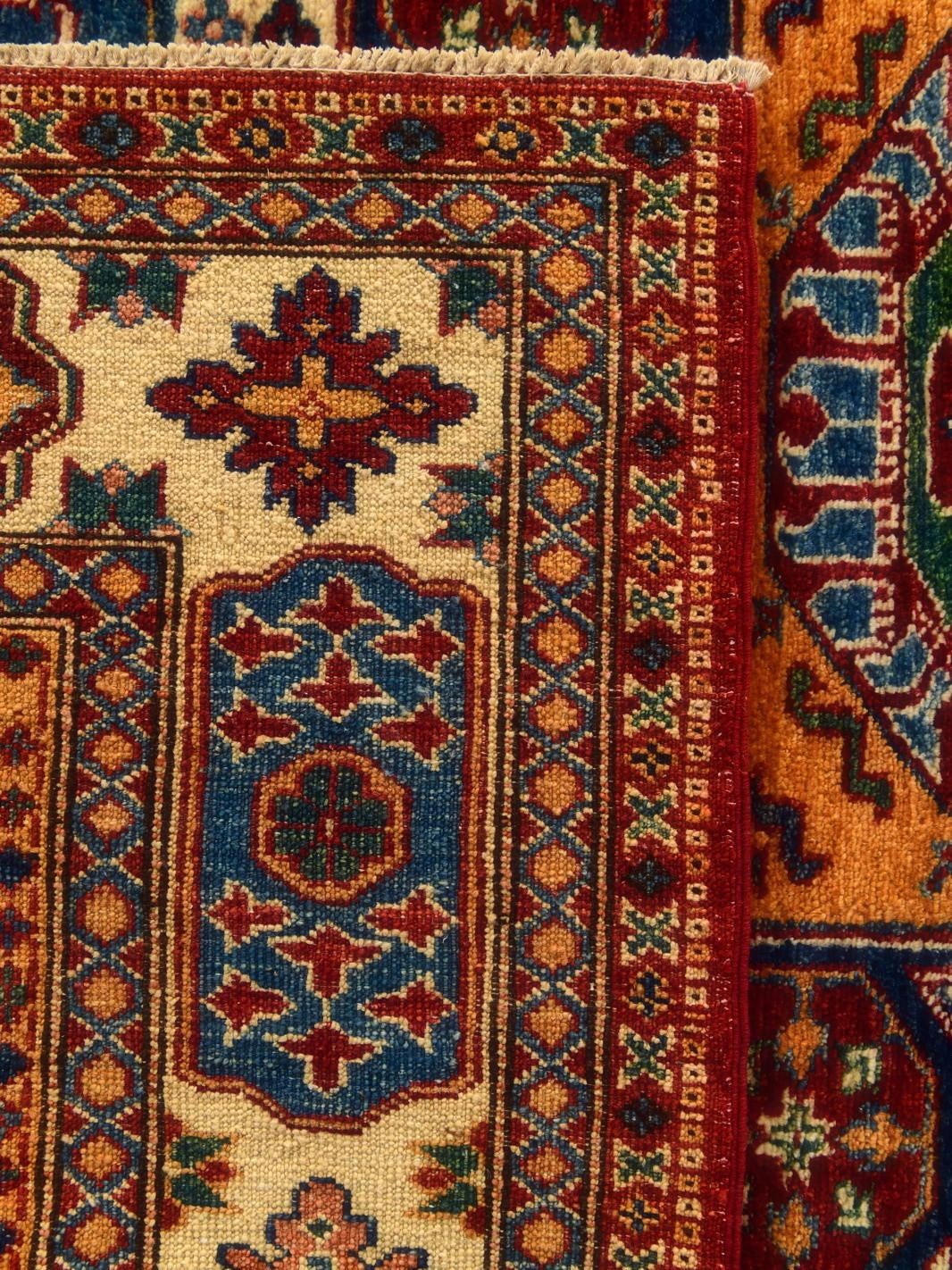 155cm x 210cm Hand Knotted Mamluk Ziegler Rug