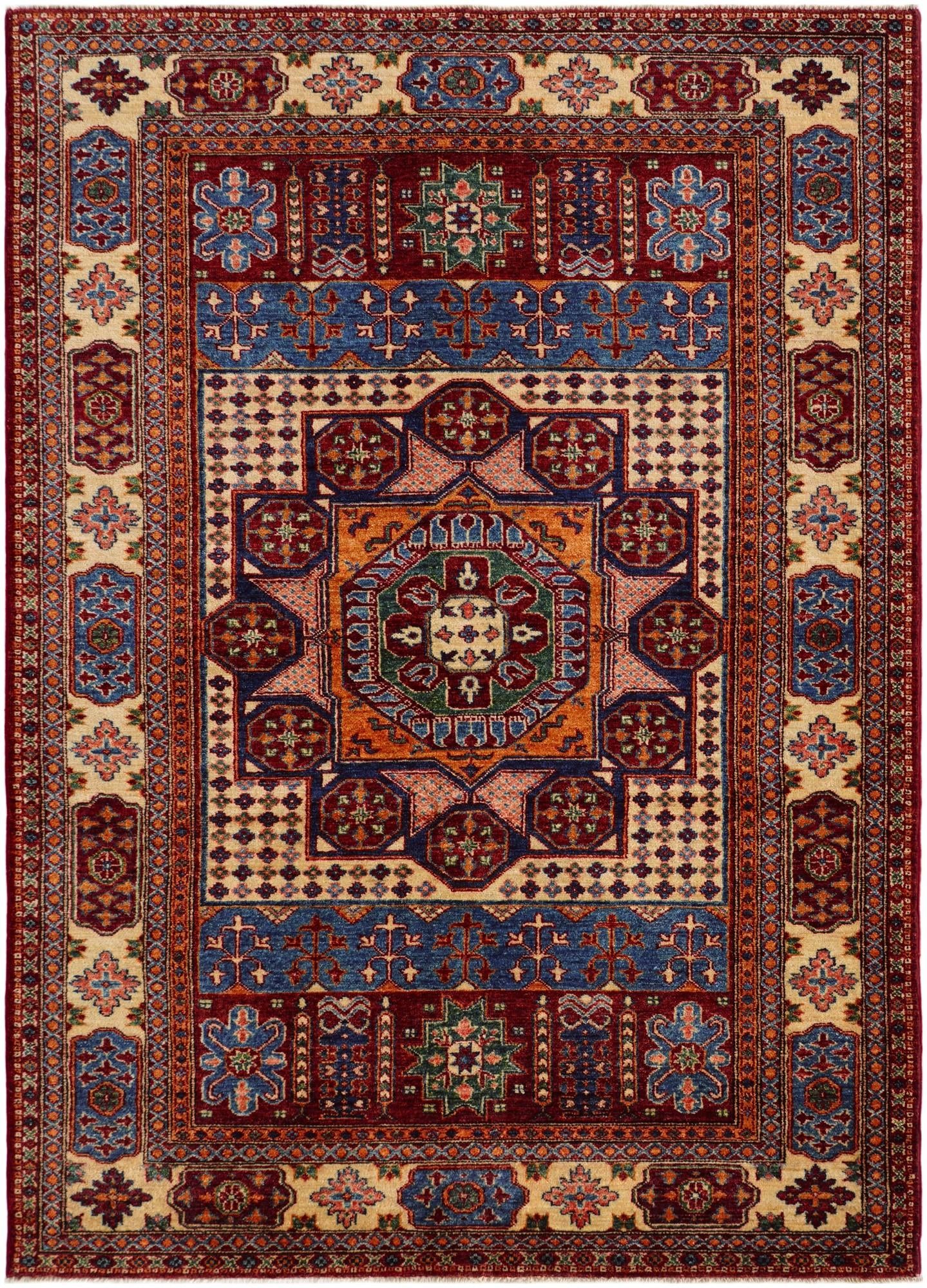 5' 1 x 6' 11 Hand Knotted Mamluk Ziegler Rug